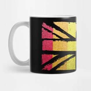 Rainbow British Flag Mug